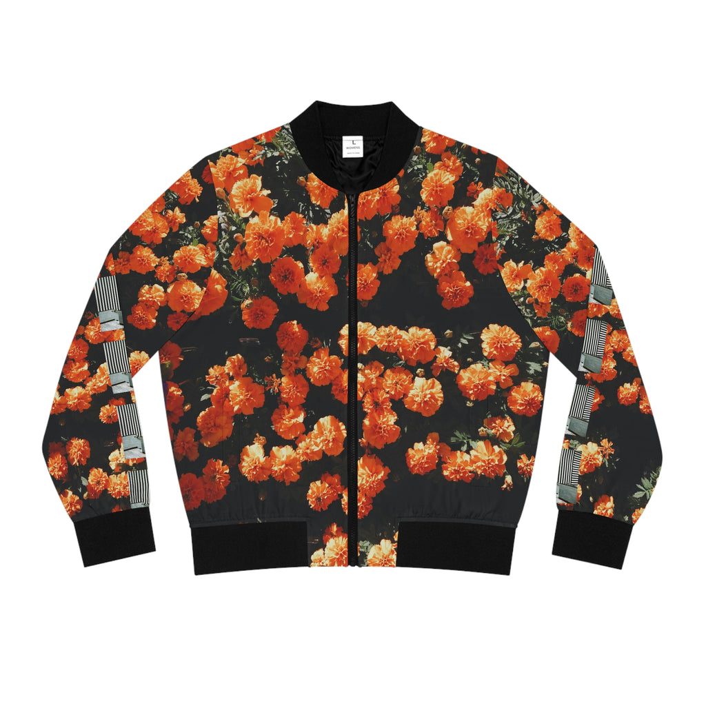 Floral Bomber Jacket